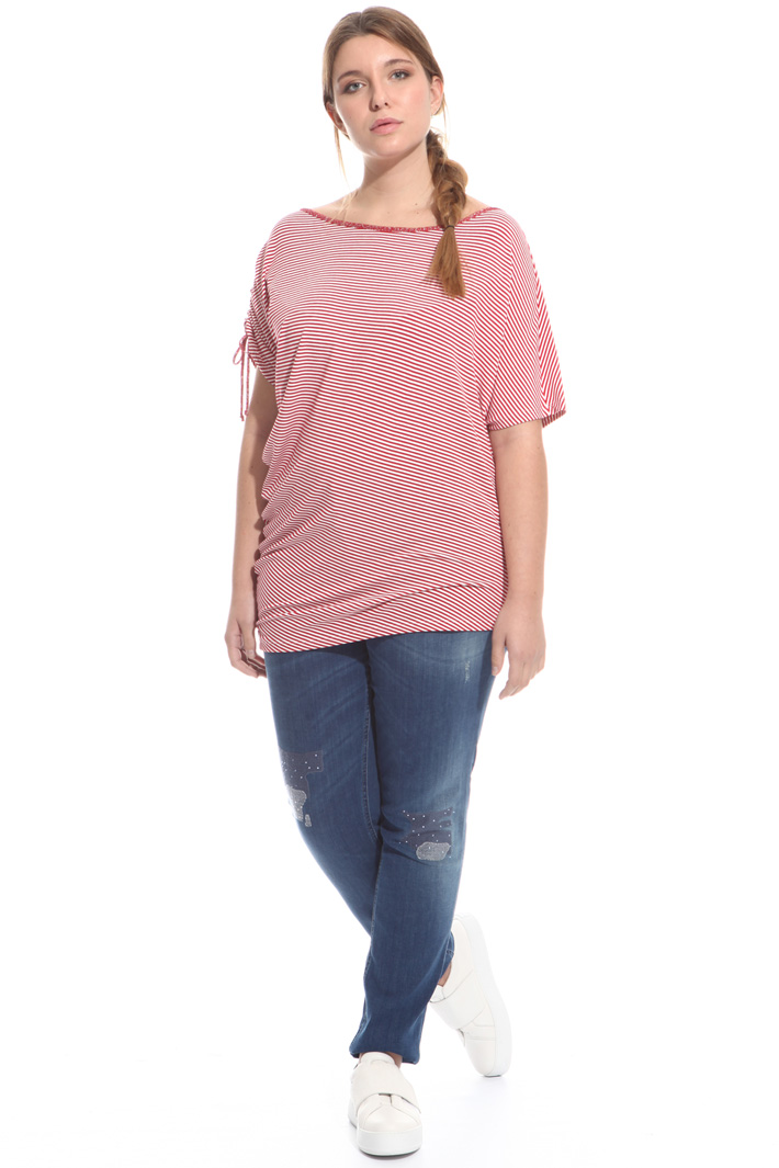 T-shirt con arricciatura Fashion Market T-shirt con arricciatura Fashion Market