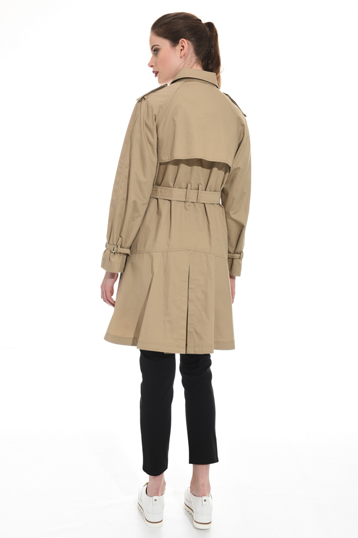 Trench in cotone resinato Fashion Market Trench in cotone resinato Fashion Market