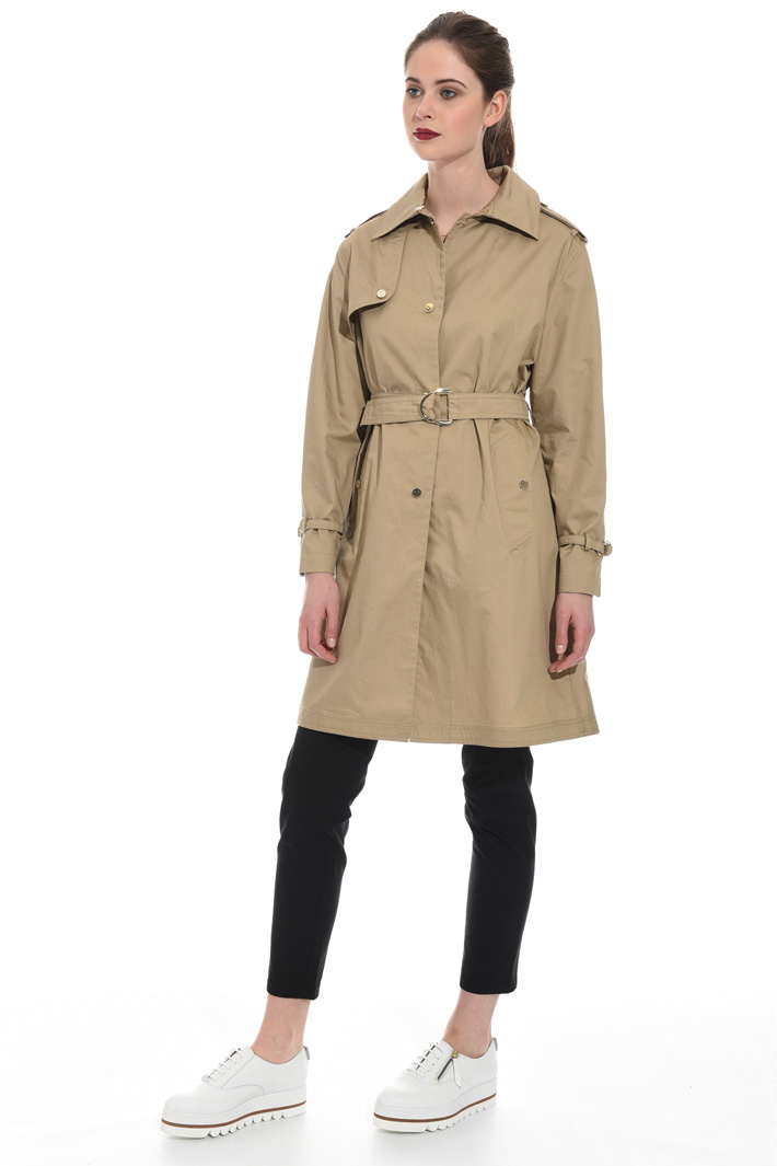 Trench in cotone resinato Fashion Market Trench in cotone resinato Fashion Market