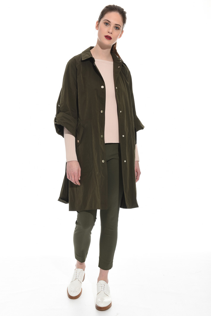 Trench con pannello a pieghe Fashion Market Trench con pannello a pieghe Fashion Market