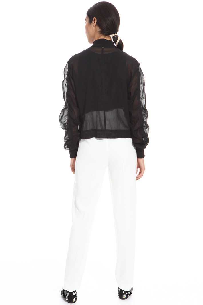 Bomber in voile organzato Fashion Market Bomber in voile organzato Fashion Market