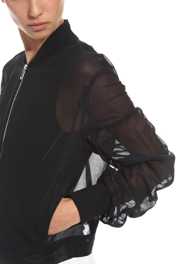 Bomber in voile organzato Fashion Market Bomber in voile organzato Fashion Market
