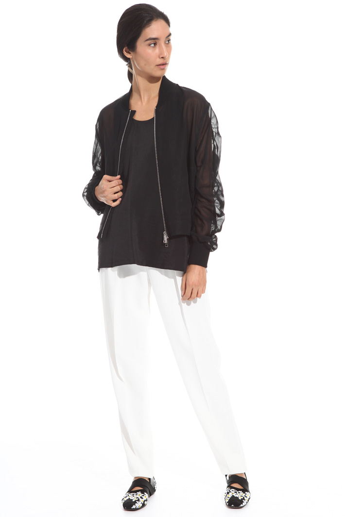 Bomber in voile organzato Fashion Market Bomber in voile organzato Fashion Market