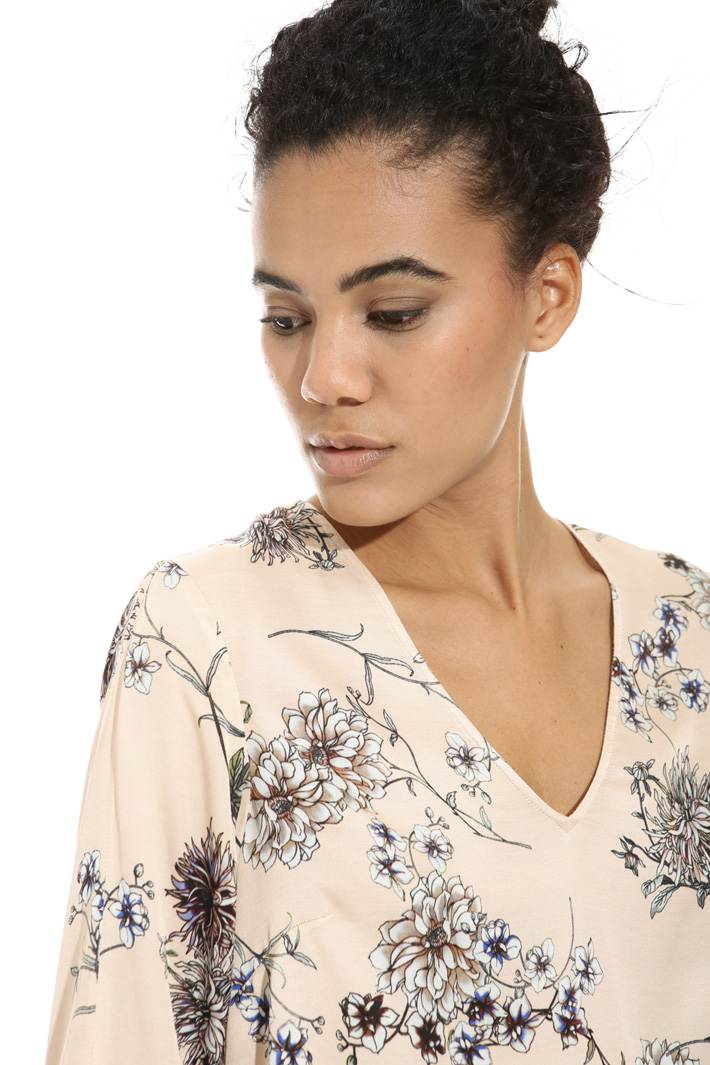 Blusa in raso stampato Fashion Market Blusa in raso stampato Fashion Market