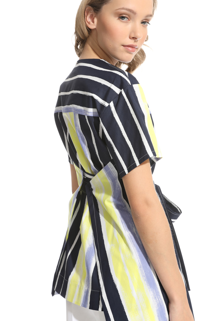Camicia in cotone con cintura Fashion Market Camicia in cotone con cintura Fashion Market