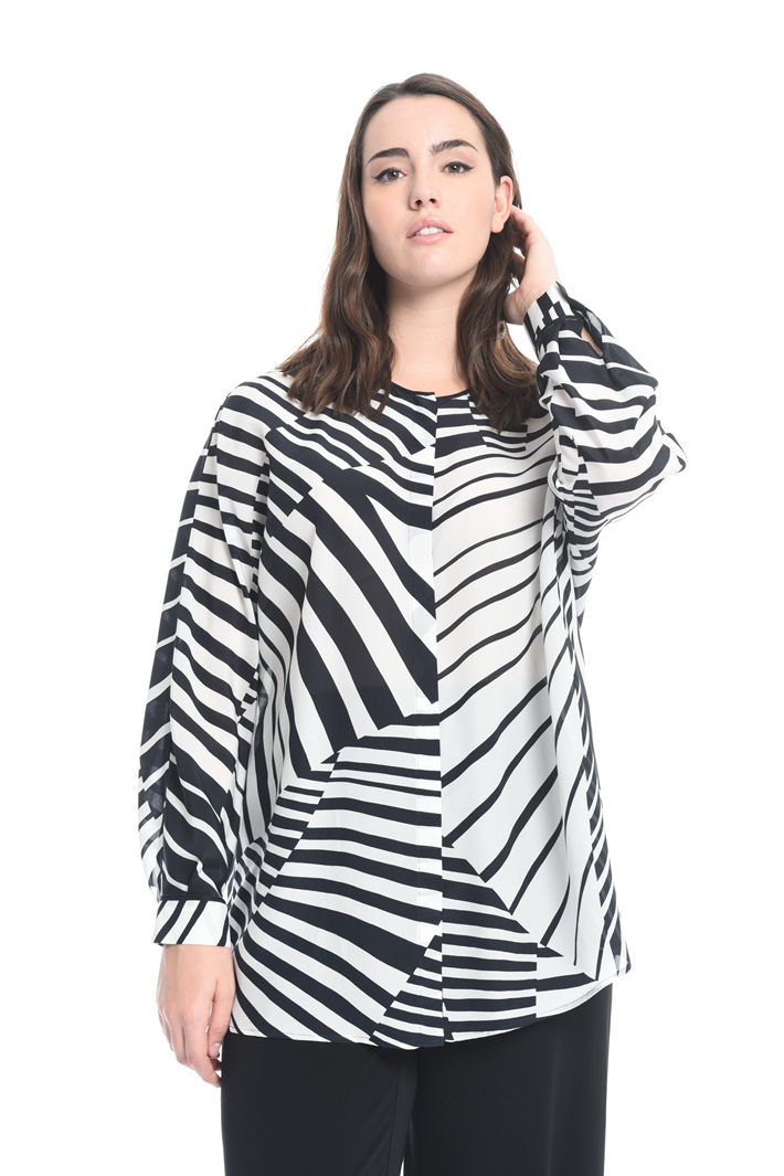 Blusa in crepe de chine Fashion Market Blusa in crepe de chine Fashion Market