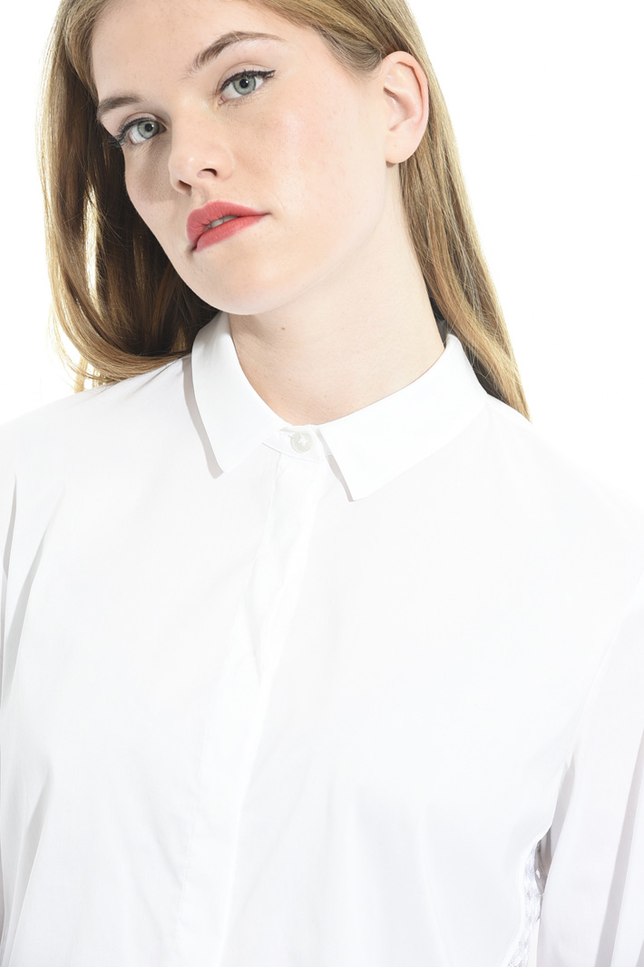 Camicia con inserto in tulle Fashion Market Camicia con inserto in tulle Fashion Market