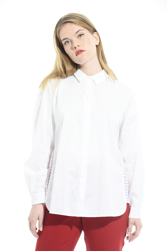 Camicia con inserto in tulle Fashion Market Camicia con inserto in tulle Fashion Market
