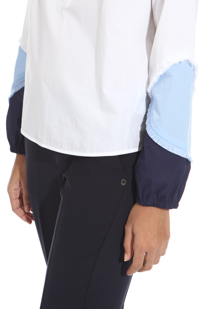 Blusa in popeline di cotone Fashion Market Blusa in popeline di cotone Fashion Market