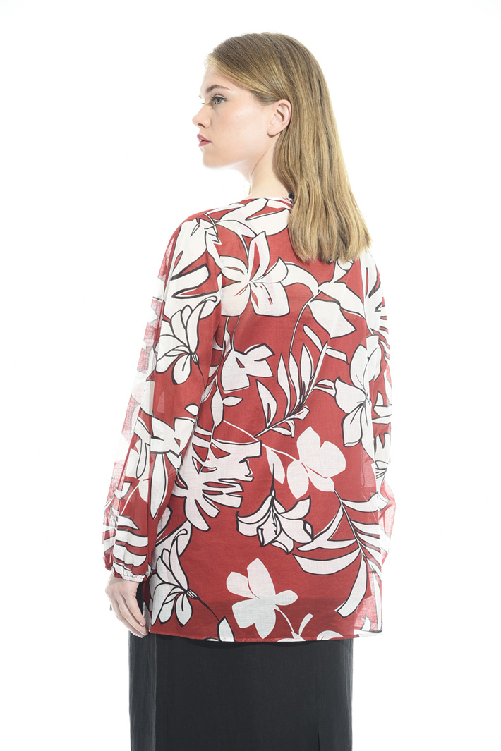 Camicia in mussola stampata Fashion Market Camicia in mussola stampata Fashion Market