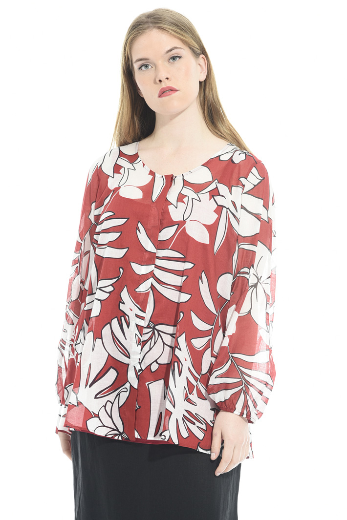 Camicia in mussola stampata Fashion Market Camicia in mussola stampata Fashion Market