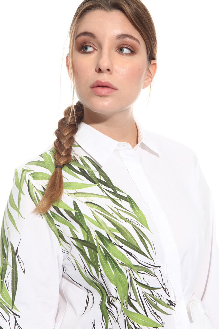 Camicia con fiocco gros grain Fashion Market Camicia con fiocco gros grain Fashion Market