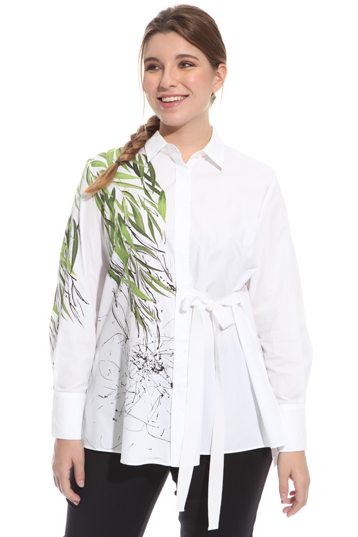 Camicia con fiocco gros grain Fashion Market Camicia con fiocco gros grain Fashion Market