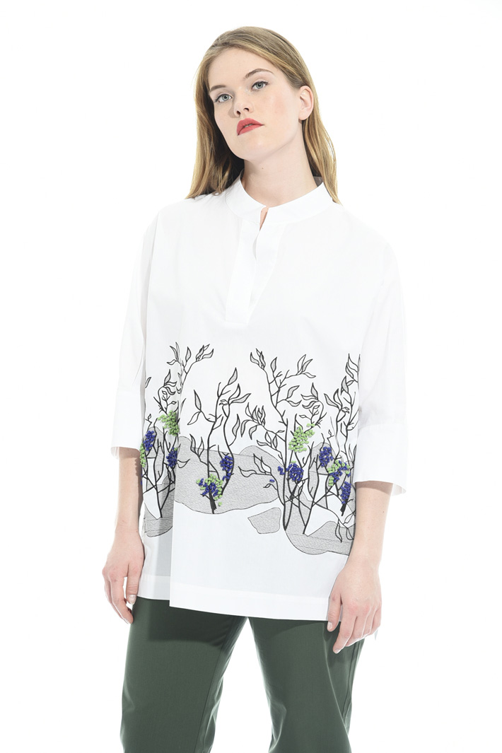 Camicia con pietre colorate Fashion Market Camicia con pietre colorate Fashion Market