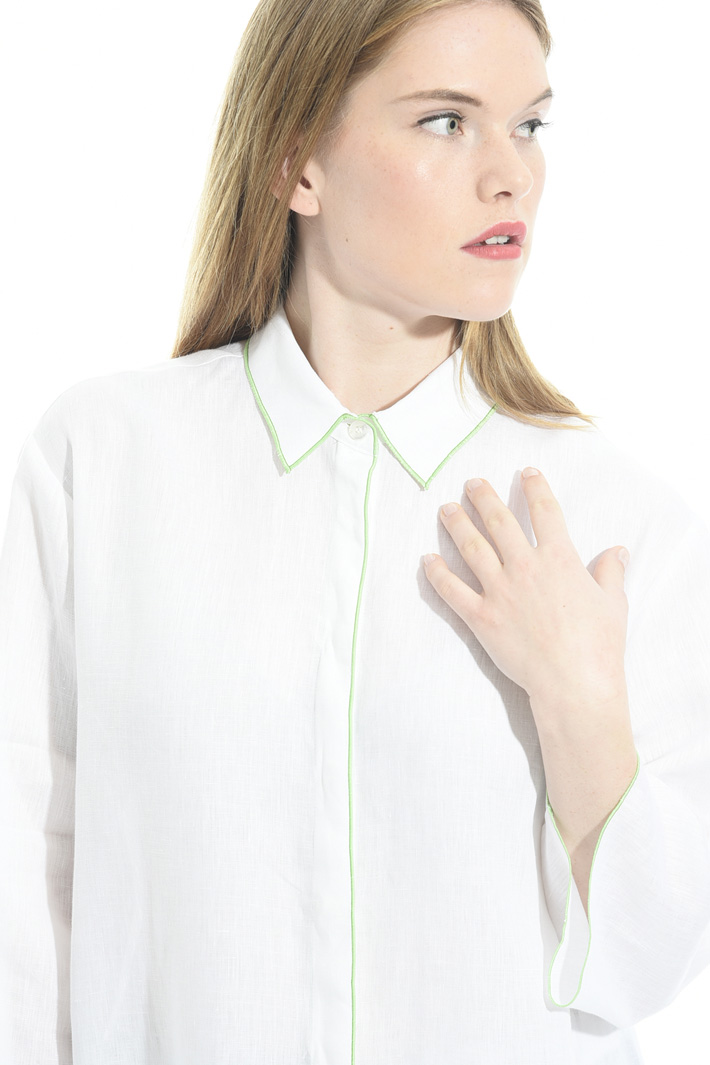 Camicia con profili contrasto Fashion Market Camicia con profili contrasto Fashion Market