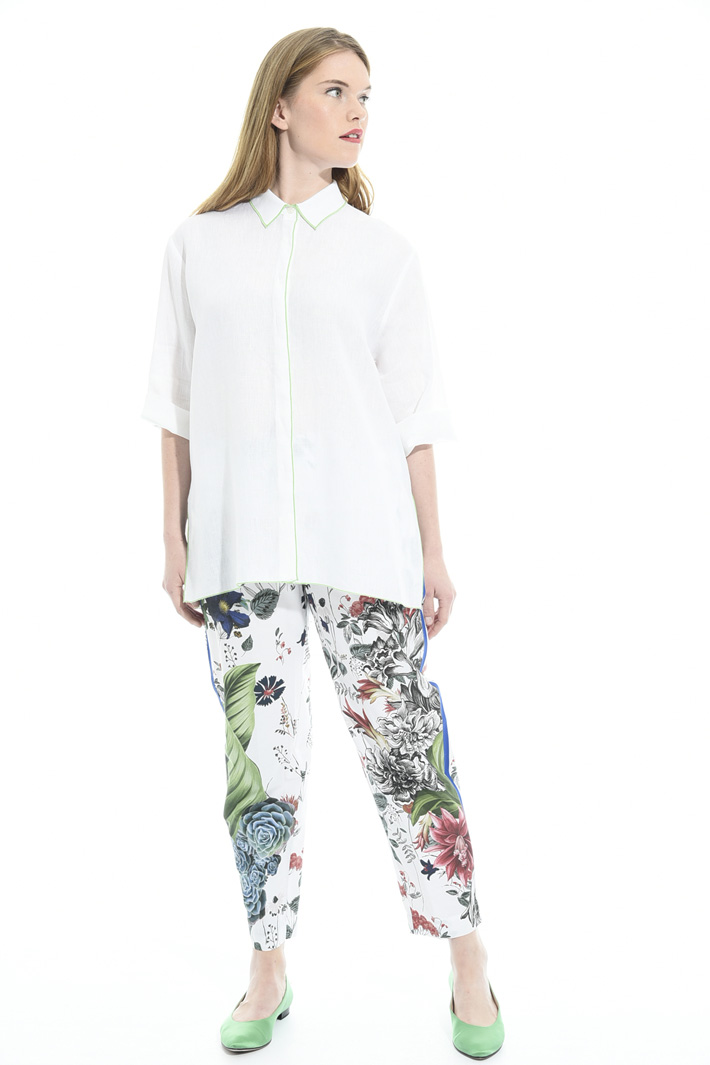 Camicia con profili contrasto Fashion Market Camicia con profili contrasto Fashion Market
