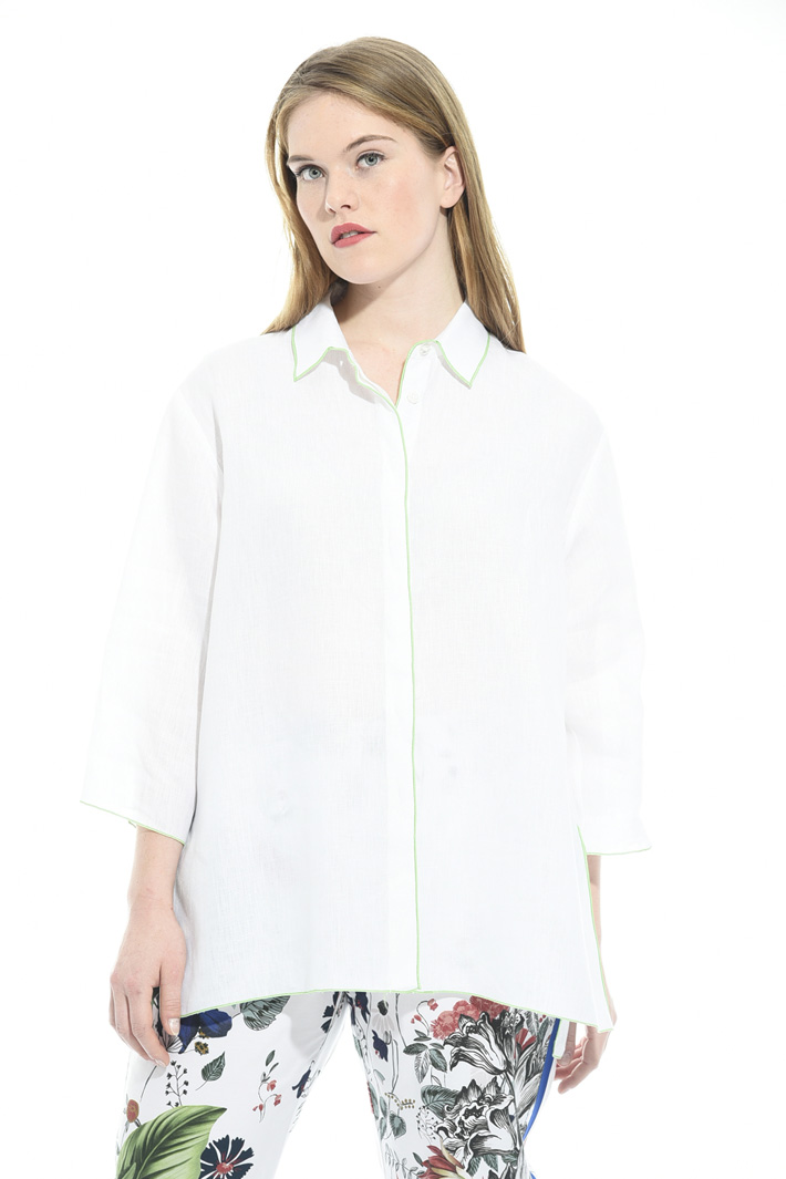 Camicia con profili contrasto Fashion Market Camicia con profili contrasto Fashion Market