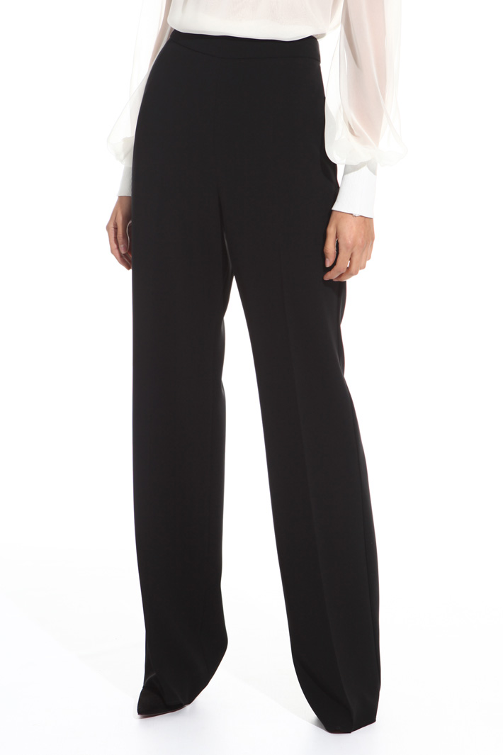 Pantalone lungo in triacetato Fashion Market Pantalone lungo in triacetato Fashion Market