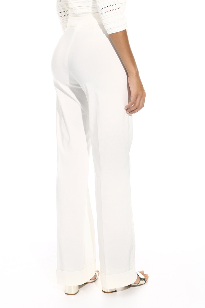 Pantalone ampio con risvolti Fashion Market Pantalone ampio con risvolti Fashion Market
