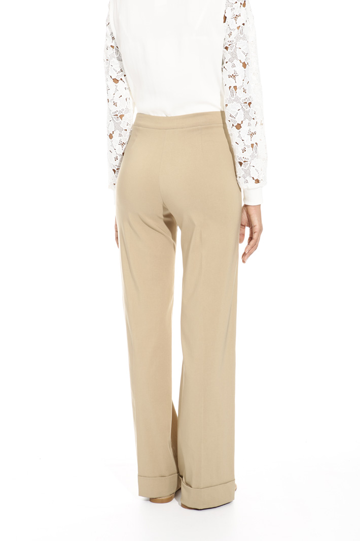 Pantalone ampio con risvolti Fashion Market Pantalone ampio con risvolti Fashion Market