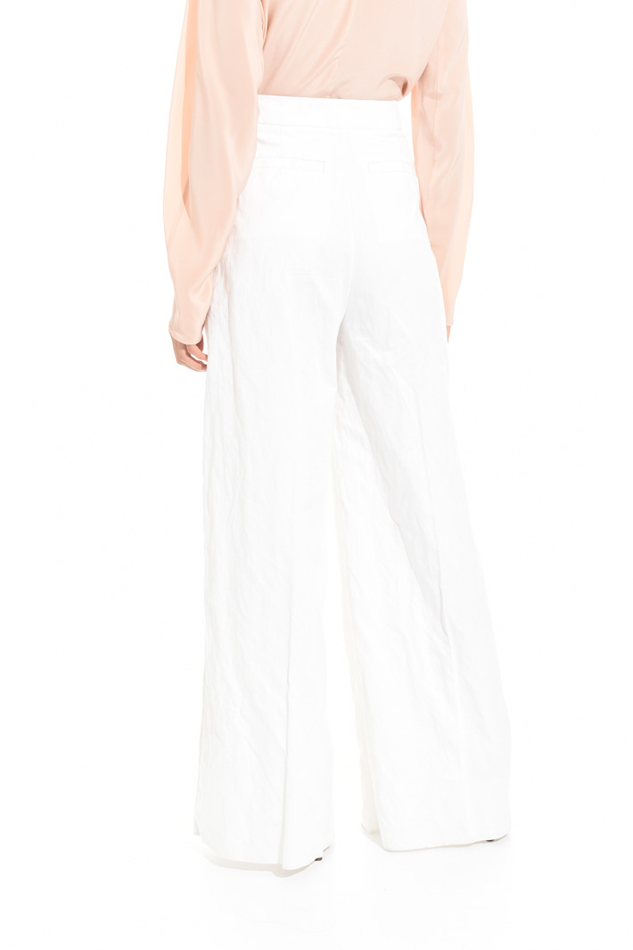 Pantalone in raso di cotone Fashion Market Pantalone in raso di cotone Fashion Market