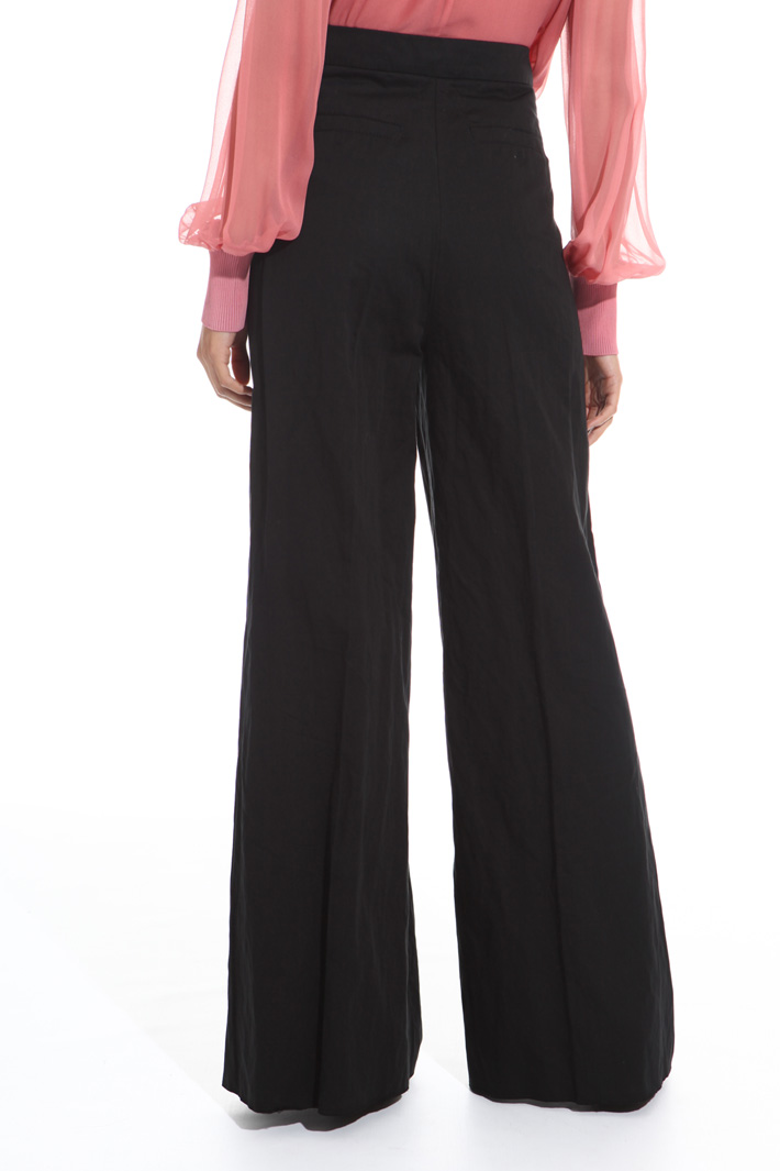 Pantalone in raso di cotone Fashion Market Pantalone in raso di cotone Fashion Market