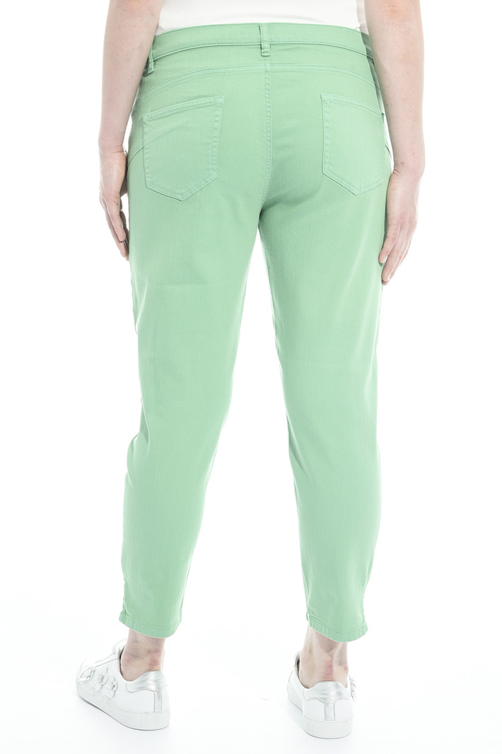 Pantalone in drill di cotone Fashion Market Pantalone in drill di cotone Fashion Market