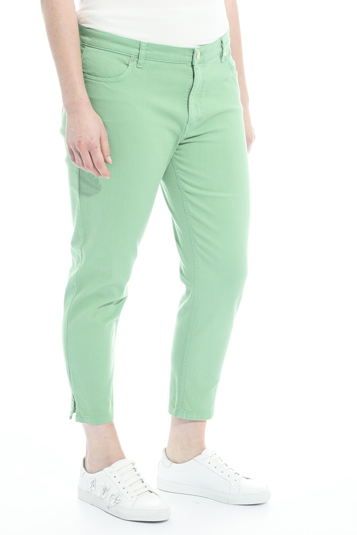 Pantalone in drill di cotone Fashion Market Pantalone in drill di cotone Fashion Market