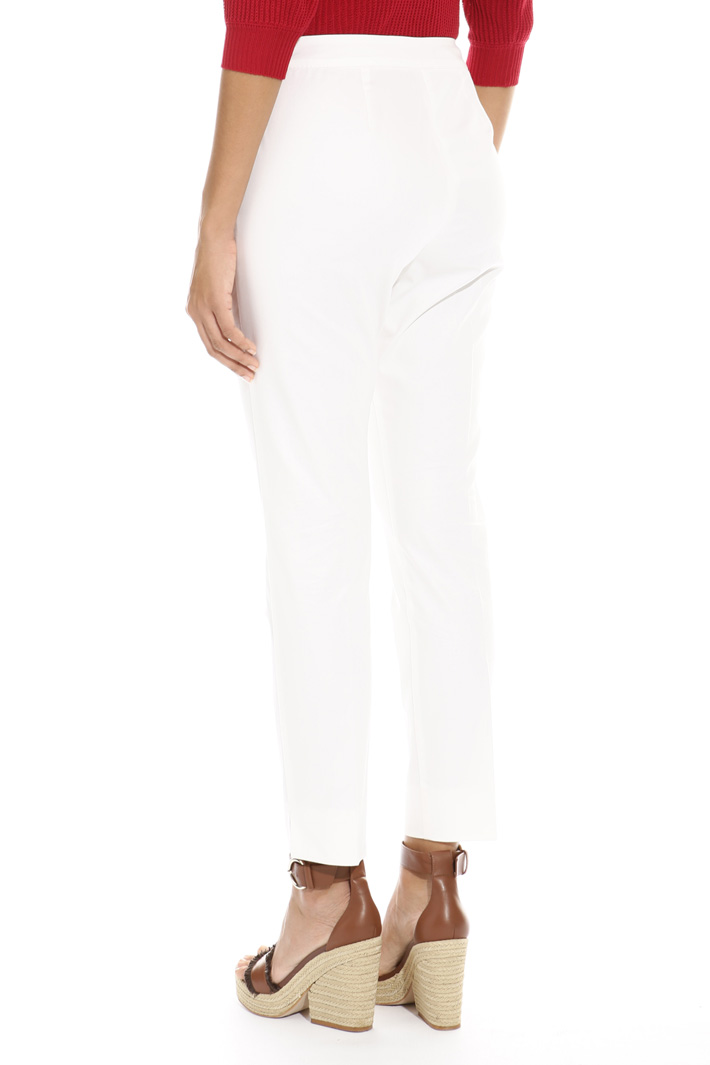 Pantalone in raso di cotone Fashion Market Pantalone in raso di cotone Fashion Market