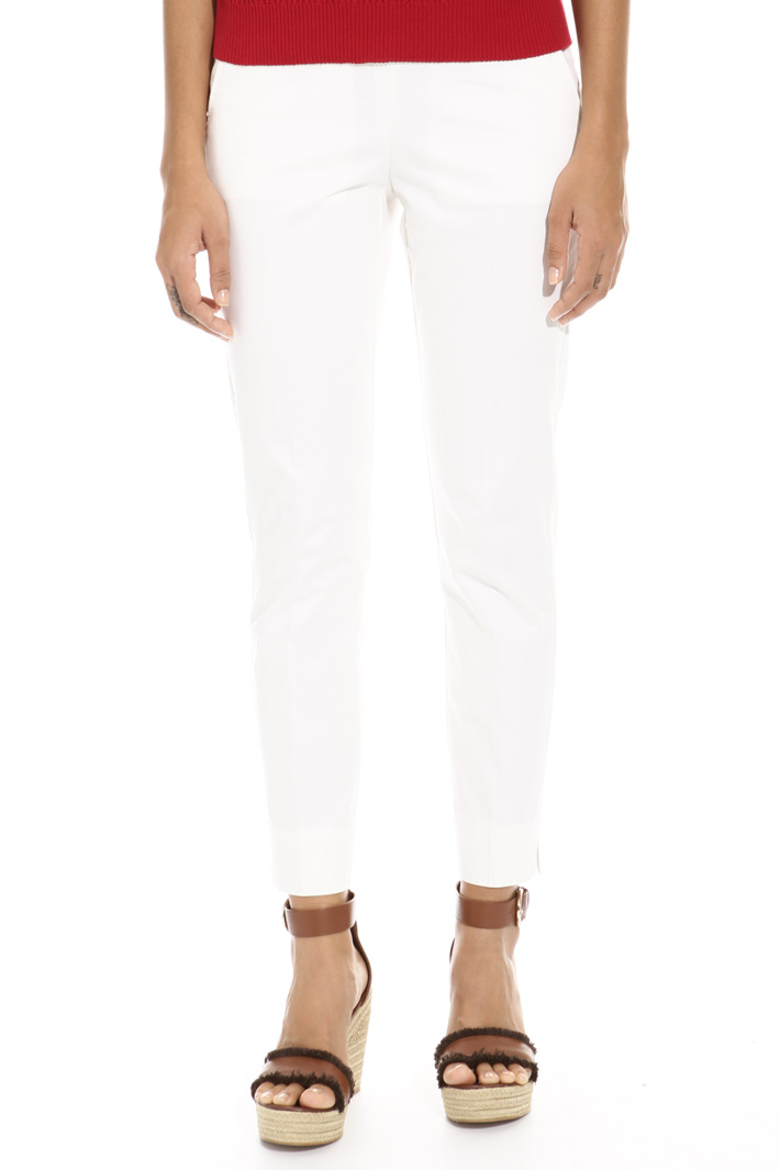 Pantalone in raso di cotone Fashion Market Pantalone in raso di cotone Fashion Market