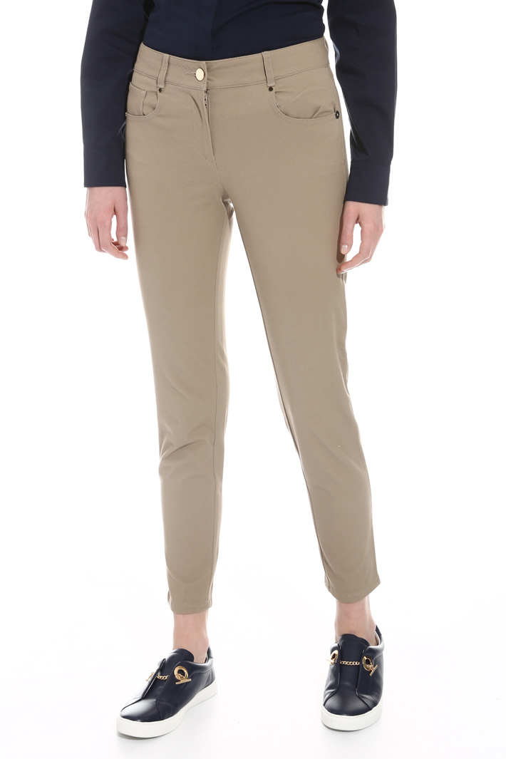 Pantalone in tessuto stretch Fashion Market Pantalone in tessuto stretch Fashion Market