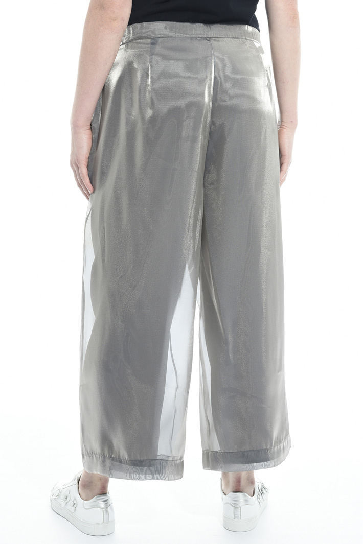 Pantaloni cropped in organza Fashion Market Pantaloni cropped in organza Fashion Market