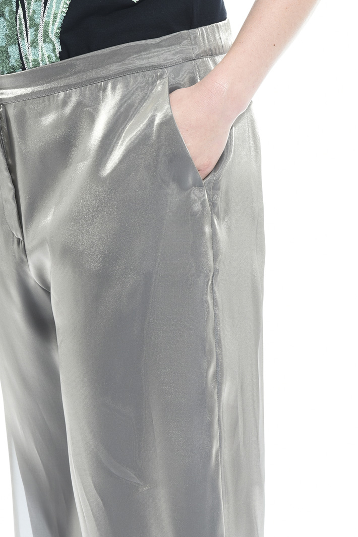 Pantaloni cropped in organza Fashion Market Pantaloni cropped in organza Fashion Market