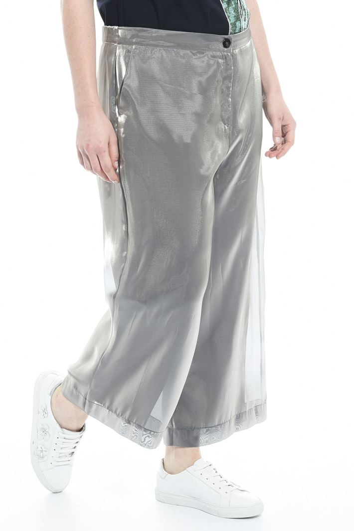 Pantaloni cropped in organza Fashion Market Pantaloni cropped in organza Fashion Market