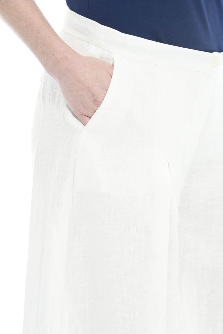 Pantalone in lino con pieghe Fashion Market Pantalone in lino con pieghe Fashion Market