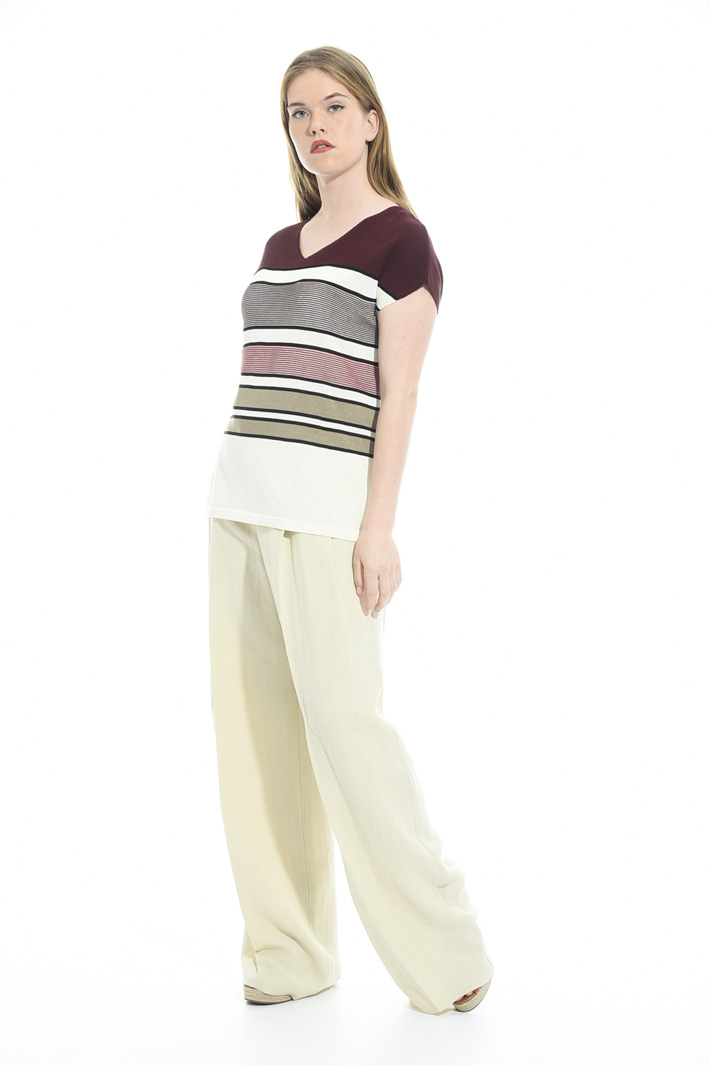 Pantalone palazzo in lino Fashion Market Pantalone palazzo in lino Fashion Market