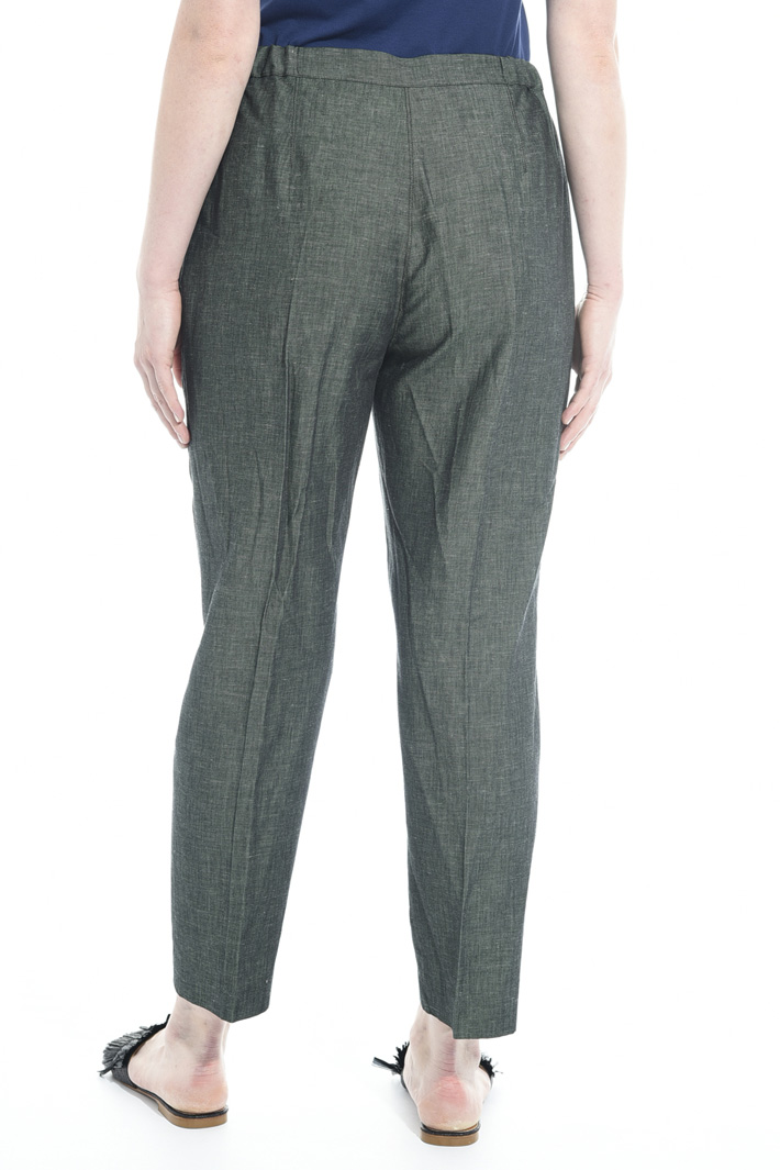 Pantaloni in cotone e lino Fashion Market Pantaloni in cotone e lino Fashion Market