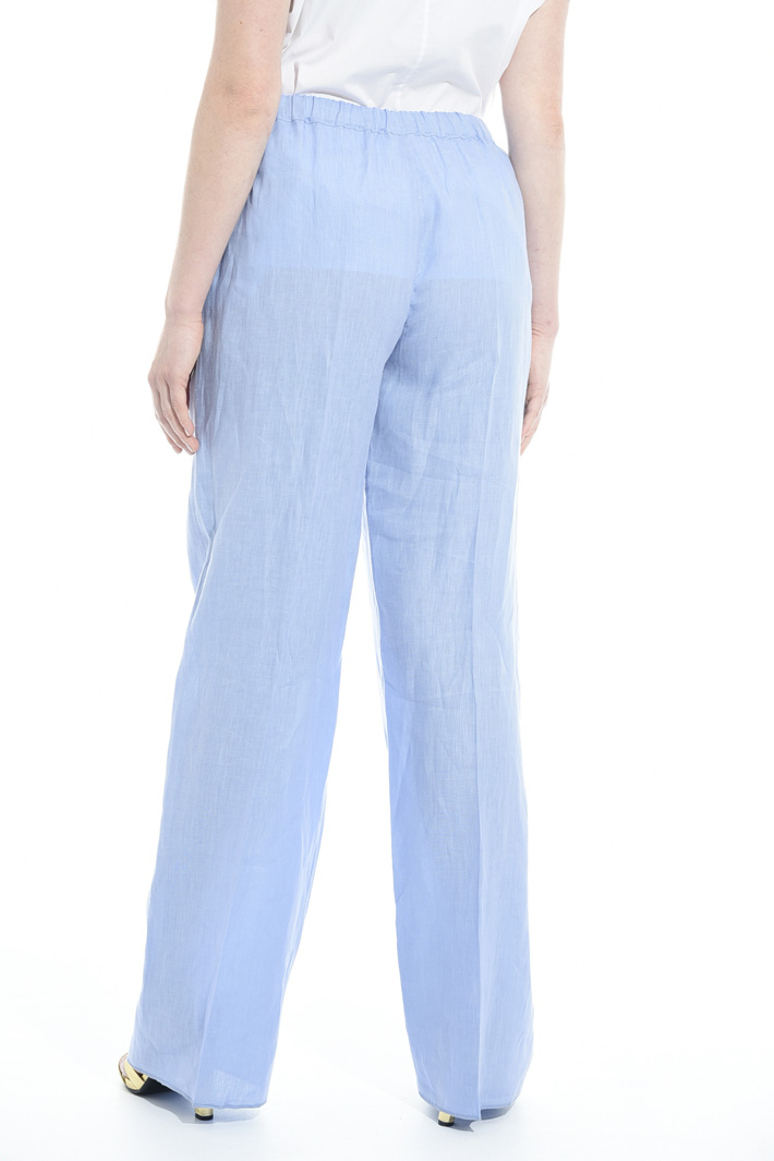 Pantalone in puro lino Fashion Market Pantalone in puro lino Fashion Market