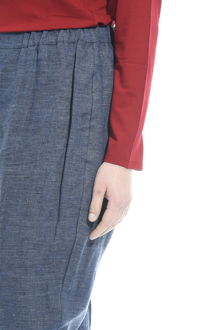Pantalone a sigaretta in lino Fashion Market Pantalone a sigaretta in lino Fashion Market