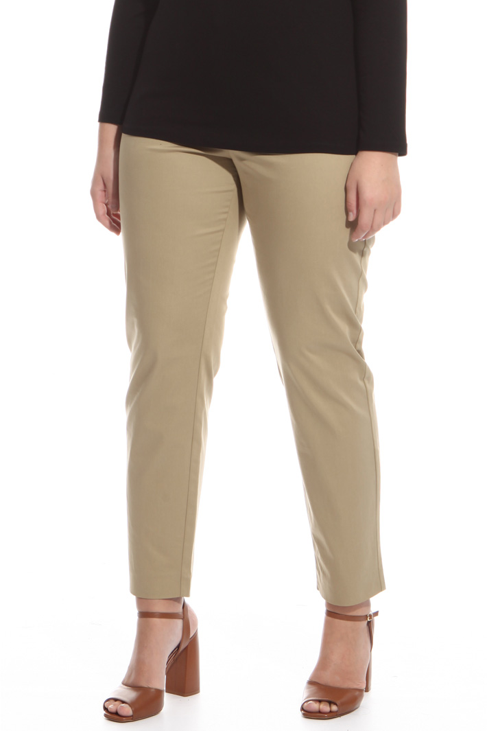 Pantalone in raso di cotone Fashion Market Pantalone in raso di cotone Fashion Market