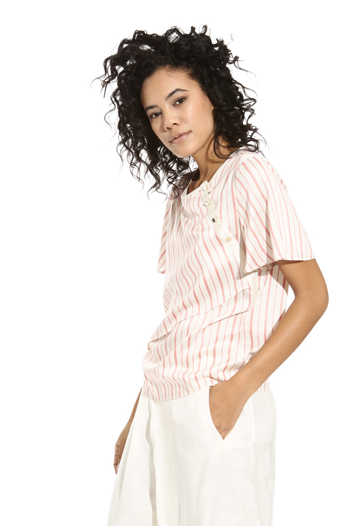 Top in twill di viscosa e seta Fashion Market Top in twill di viscosa e seta Fashion Market