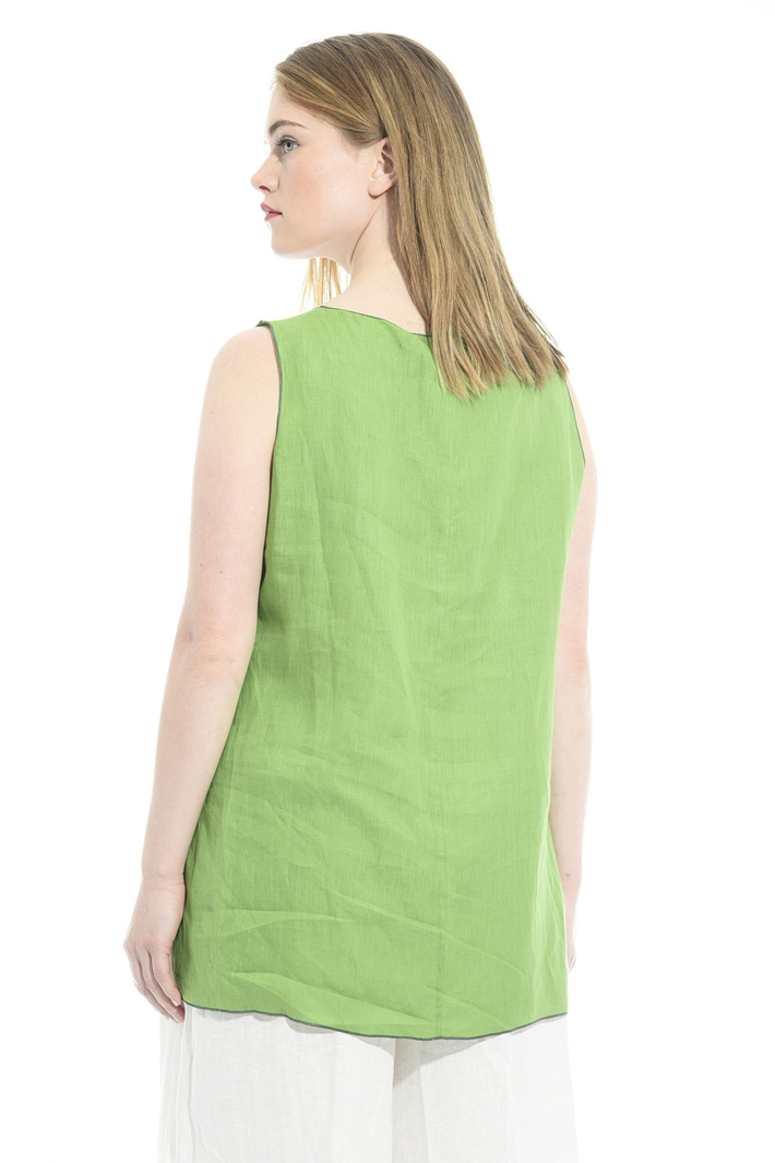 Top in lino leggero Fashion Market Top in lino leggero Fashion Market
