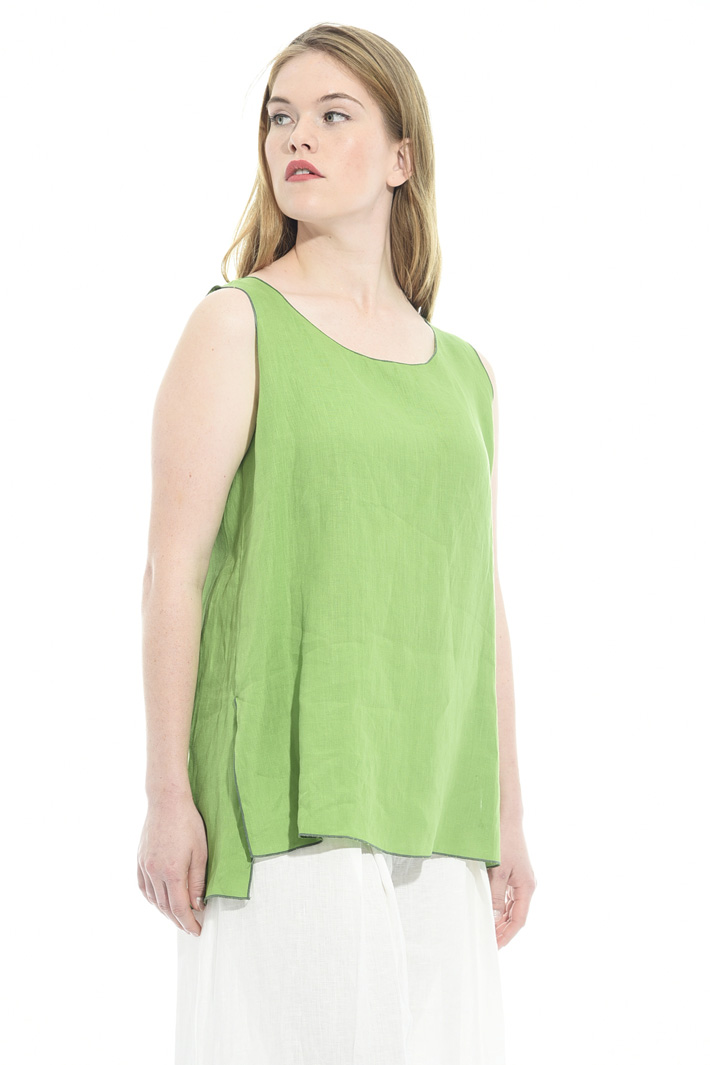 Top in lino leggero Fashion Market Top in lino leggero Fashion Market