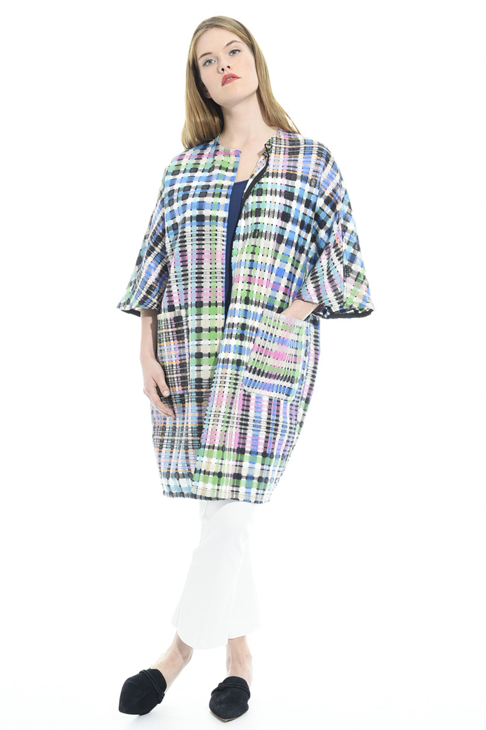 Spolverino scozzese multicolor Fashion Market Spolverino scozzese multicolor Fashion Market