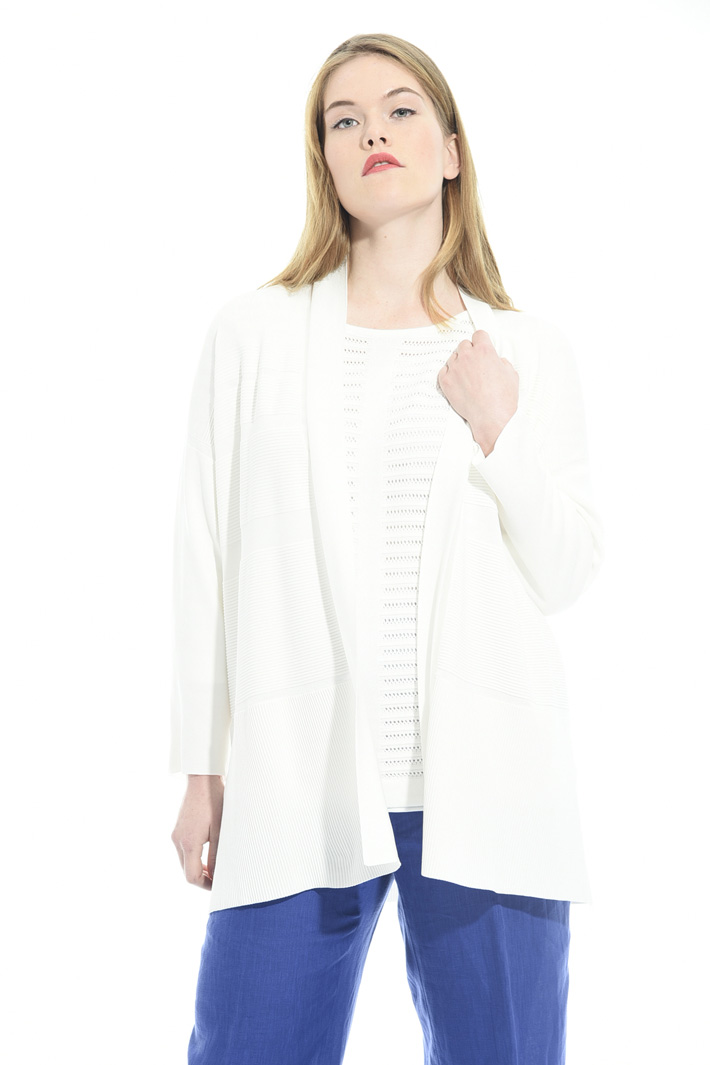 Cardigan con dettagli costine Fashion Market Cardigan con dettagli costine Fashion Market