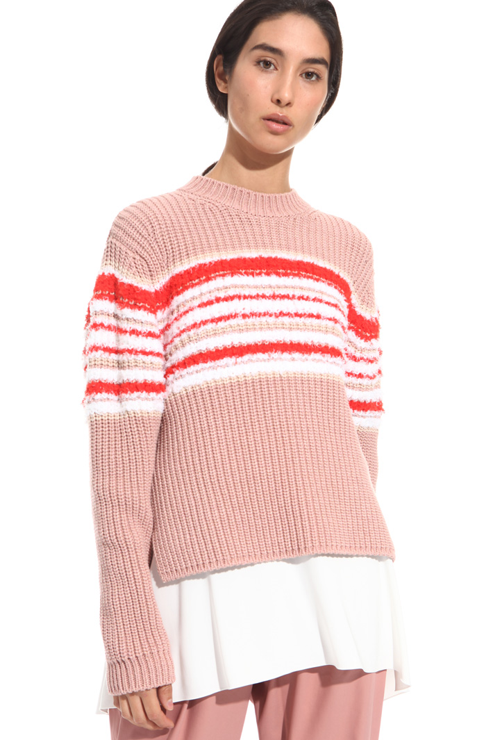 Maglia in cotone a coste Fashion Market Maglia in cotone a coste Fashion Market
