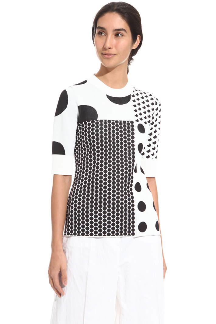 Maglia in jersey jacquard Fashion Market Maglia in jersey jacquard Fashion Market