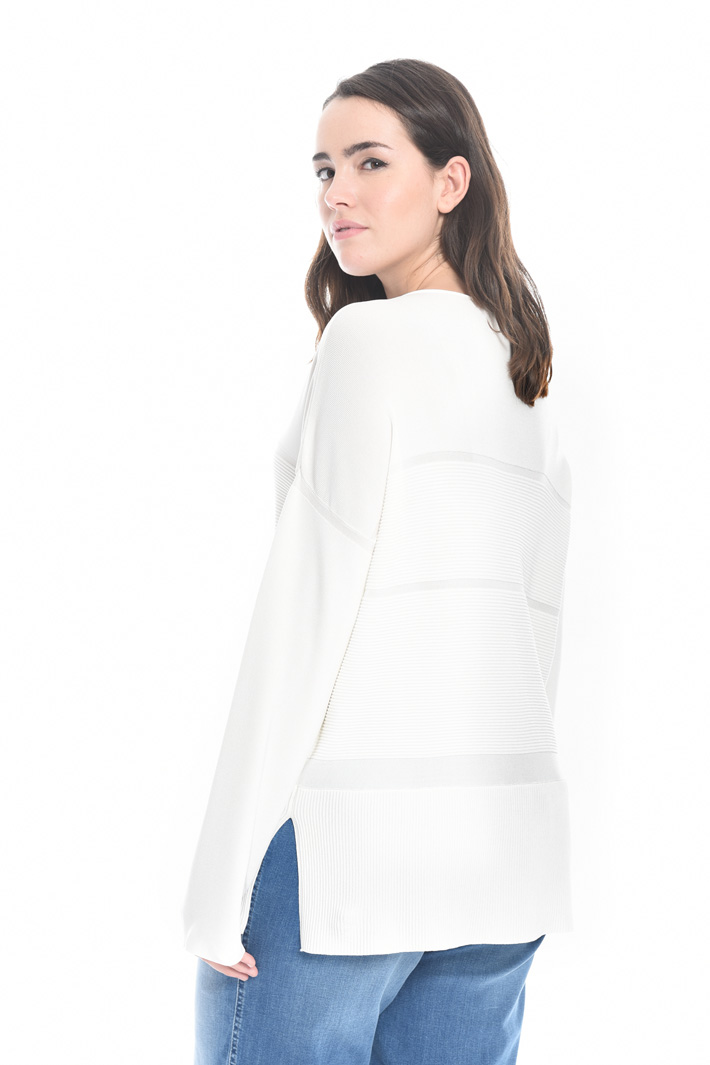Maglia con inserti a costine Fashion Market Maglia con inserti a costine Fashion Market