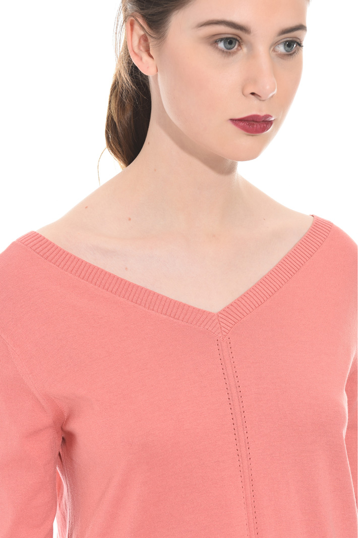 Maglia ampia in cotone e seta Fashion Market Maglia ampia in cotone e seta Fashion Market