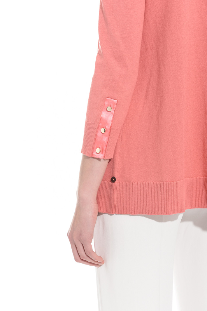 Maglia ampia in cotone e seta Fashion Market Maglia ampia in cotone e seta Fashion Market